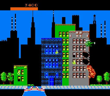 Rampage (USA) screen shot game playing